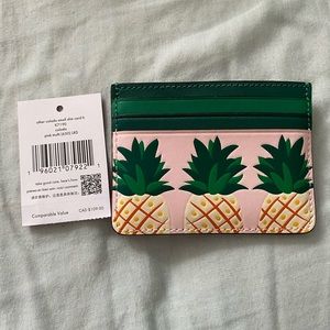 Kate Spade Pineapple Colada Card Holder